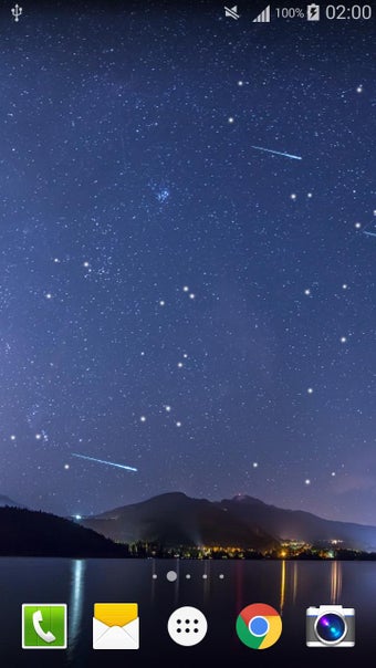 Image 2 for Meteors Sky Live Wallpape…