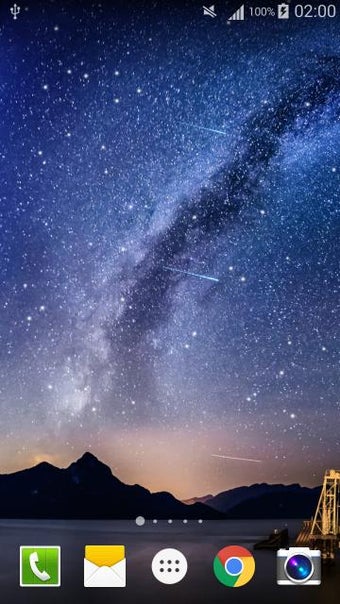 Image 1 for Meteors Sky Live Wallpape…