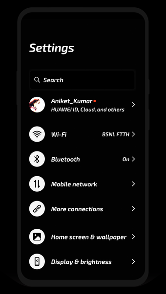 Imagen 4 para Pitch Black EMUI 5/8 Them…