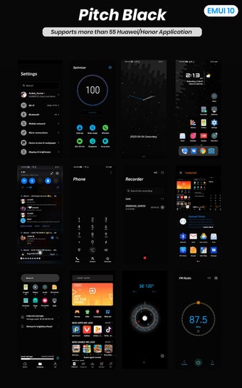 Imagen 0 para Pitch Black EMUI 5/8 Them…