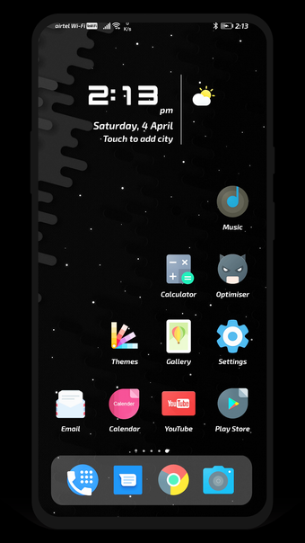 Imagen 1 para Pitch Black EMUI 5/8 Them…