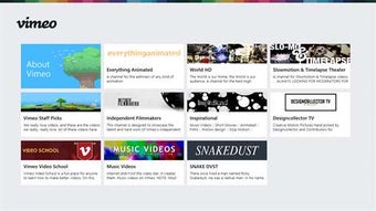 Imagen 0 para Vimeo for Windows 10