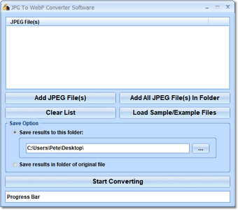 Imagen 0 para JPG To WebP Converter Sof…