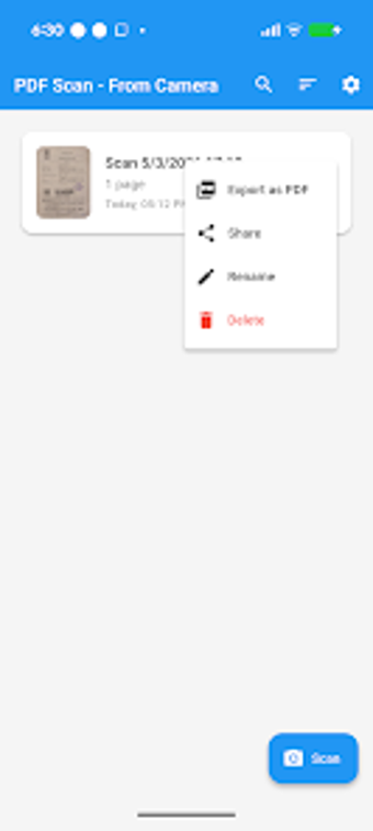 Image 0 for PDF Scan - From Camera