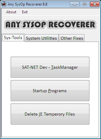Image 0 for Any SysOp Recoverer