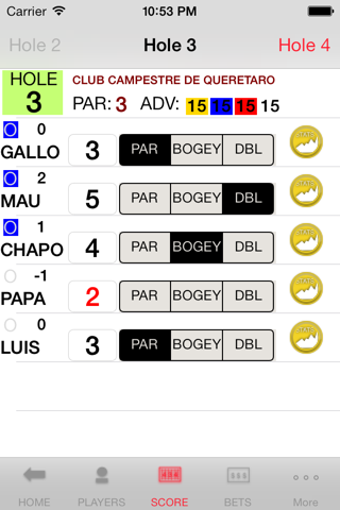 Imagen 1 para Tlani Golf ScoreCard