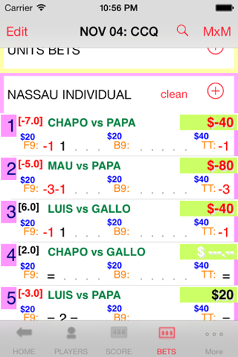 Imagen 2 para Tlani Golf ScoreCard