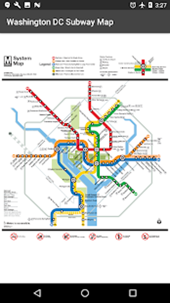 Image 0 for Washington DC Metro Map