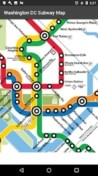 Image 1 for Washington DC Metro Map