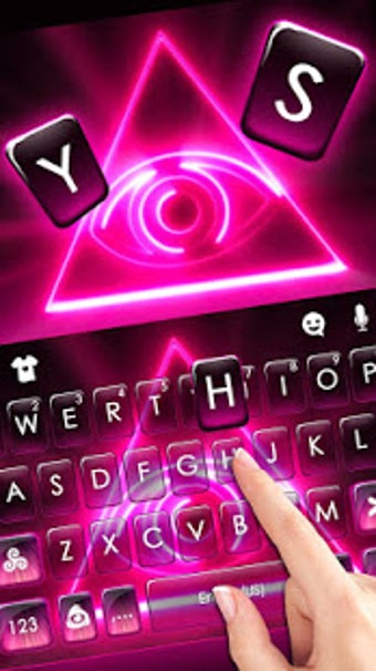 Image 2 for Neon Illuminati Keyboard …