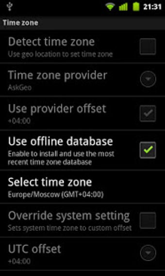 Image 1 for TimeZoneDB for ClockSync