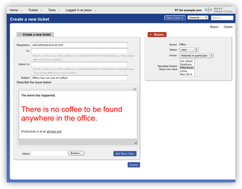 Image 0 for Request Tracker for Linux