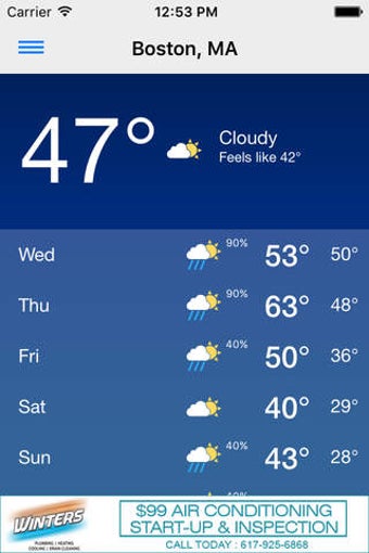 Imagen 0 para WHDH - 7 Weather Boston