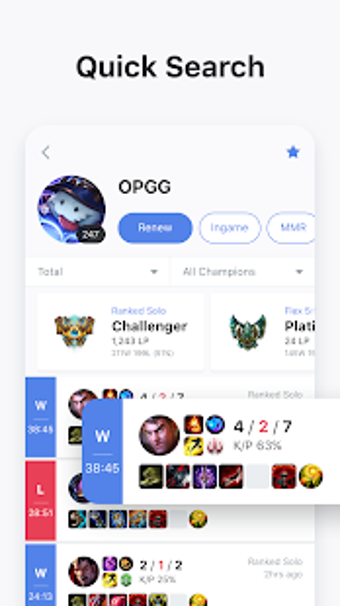 Image 2 for OP.GG for League/ PUBG/ O…