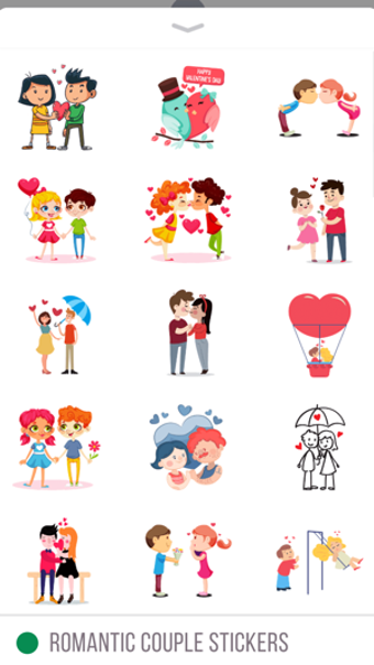 Image 0 for Romantic Couple Stickers