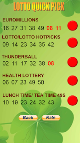 Image 0 for Lottery Lucky Number UK