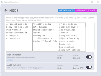 Image 0 for Dimavas Loader for shapez
