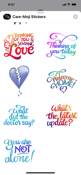 Image 1 for Care-Moji Stickers