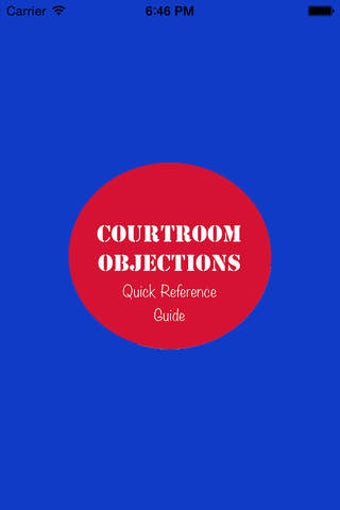Image 0 for Courtroom Objections