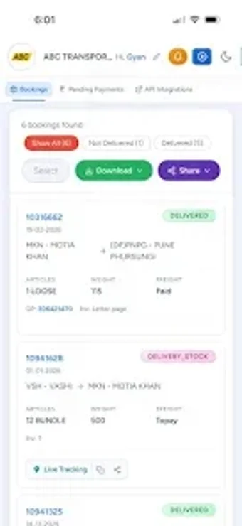 Imagen 0 para ABC Transport - Portal