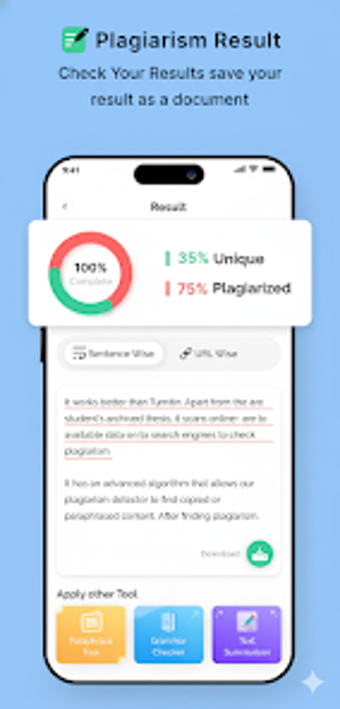 Image 0 for Turnitin plagiarism check…