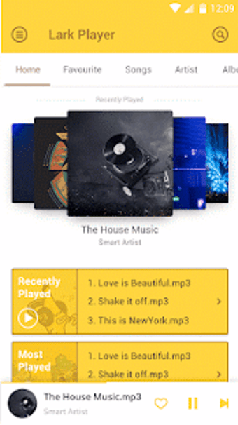 Imagen 0 para Lark Player Theme - Yello…
