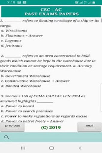 Image 1 for 2019 CUSTOMS Q & A