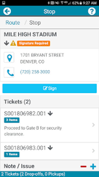 Image 0 for Epicor Proof of Delivery …