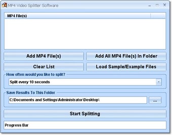 Imagen 0 para MP4 Video Splitter Softwa…