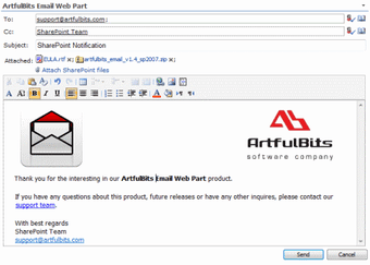 Image 0 for Email Web Part