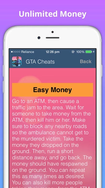 Image 2 for Cheats for GTA vice city