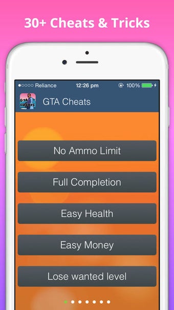 Image 1 for Cheats for GTA vice city