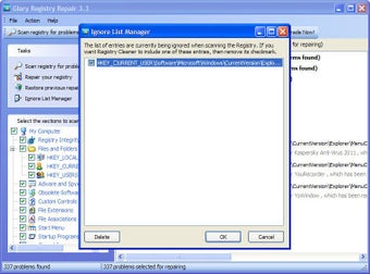 Image 0 for Glary Registry Repair