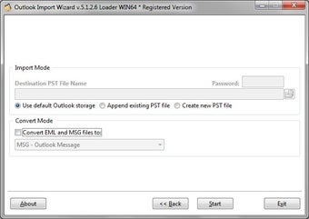 Image 0 for Outlook Import Wizard