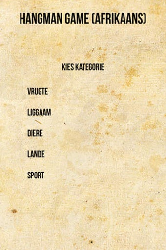 Image 0 for Hangman Spel - Hangman Ga…