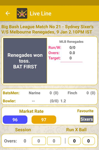 Image 0 for Cricket Live Line