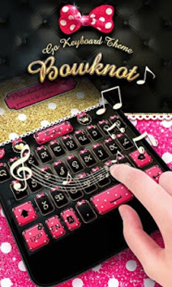 Image 2 for Bowknot GO Keyboard Theme