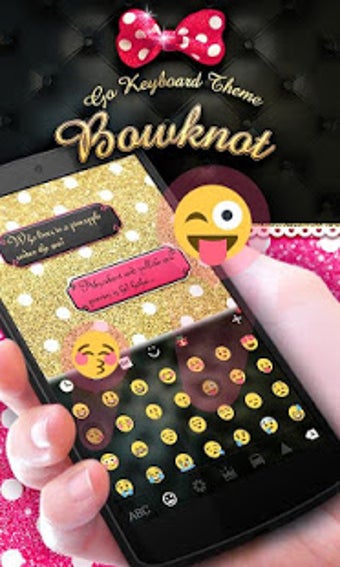 Image 0 for Bowknot GO Keyboard Theme