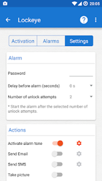 Imagen 0 para Lockeye : Wrong password …