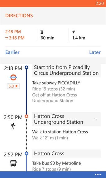 Image 1 for Moovit for Windows 10