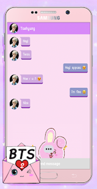 Image 3 for BTS Messenger! Chat Simul…