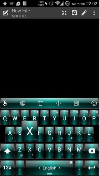 Image 1 for Theme TouchPal Dusk Green