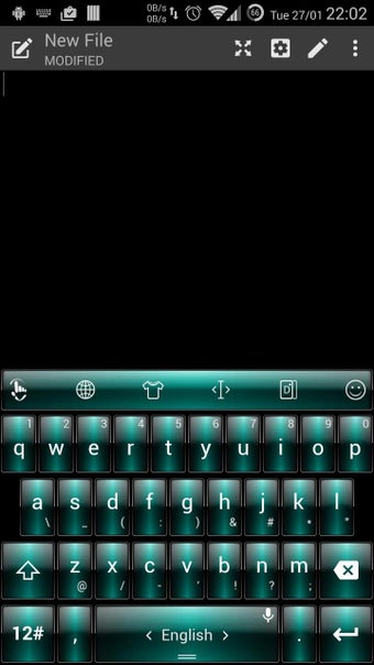 Image 1 for Theme TouchPal Dusk Green