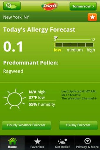 Image 1 for ZYRTEC AllergyCast