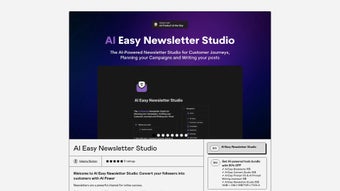 Imagen 0 para AI Easy Newsletter Studio