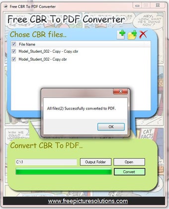 Image 0 for Free CBR to PDF Converter