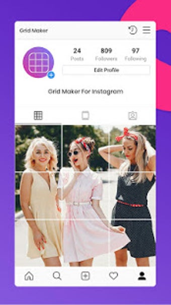 Imagen 1 para Grid Photo Maker for Inst…