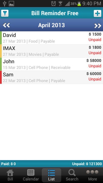 Image 1 for Bill Reminder Free BillMa…