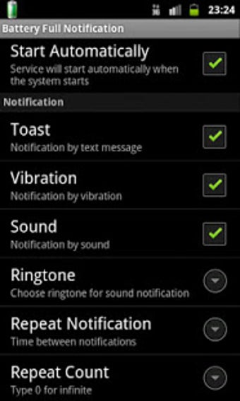Image 0 for Battery Full Notification