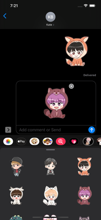 Image 0 for KPOP & JPOP eMoji and Sti…